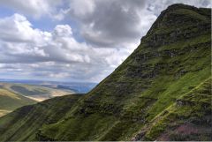 Walking up View from Pen y fan