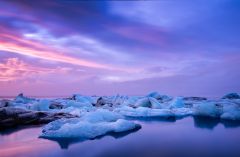 Galcier Bay, Iceland