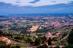 A view from the beautiful city of Cortona, Italy.