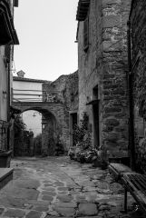 The streets inside Cortona, Italy.