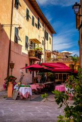 Restaurant in Pisa, Italy.