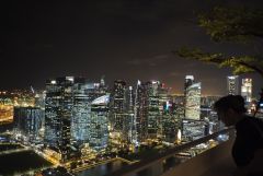 Singapore by night