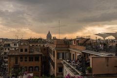 Rooftops. Rome.