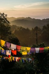 Sunrise over the Himalayas