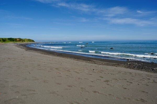 a quiet day at the beach