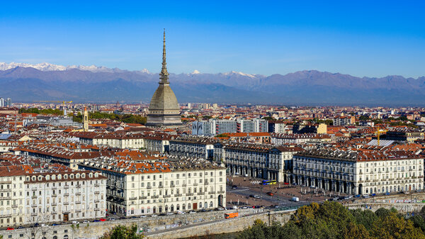 Turin from the hill